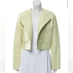 Derek Lam 10 Crosby Lambskin Biker Jacket Size 8